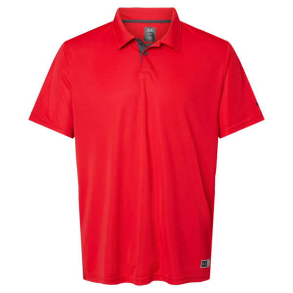 Oakley Men's Team Issue Hydrolix Polo, Team Red, Front view