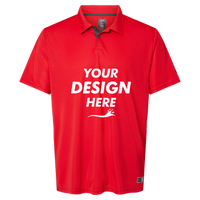 Oakley Men's Team Issue Hydrolix Polo, Team Red, Front view, Mockup