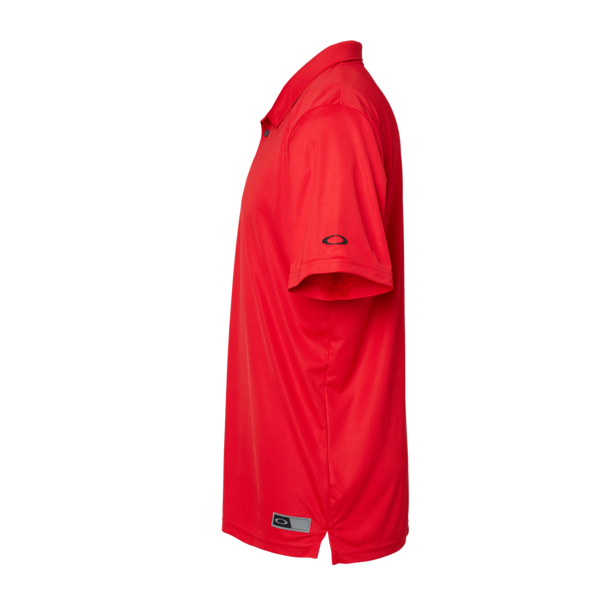 Oakley Men's Team Issue Hydrolix Polo, Team Red, Left Sleeve view
