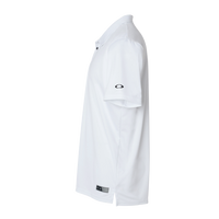 Oakley Men's Team Issue Hydrolix Polo, White, Left Sleeve view