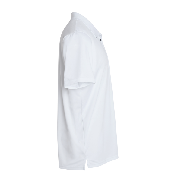 Oakley Men's Team Issue Hydrolix Polo, White, Right Sleeve view