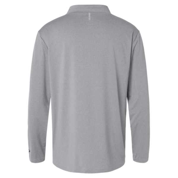 Oakley Men's Team Issue Podium Quarter-Zip Pullover, New Granite Heather, Back view