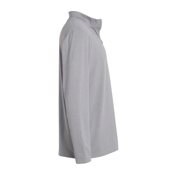 Oakley Men's Team Issue Podium Quarter-Zip Pullover, New Granite Heather, Right Sleeve view