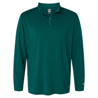Oakley Men's Team Issue Podium Quarter-Zip Pullover, Team Fir, Front view