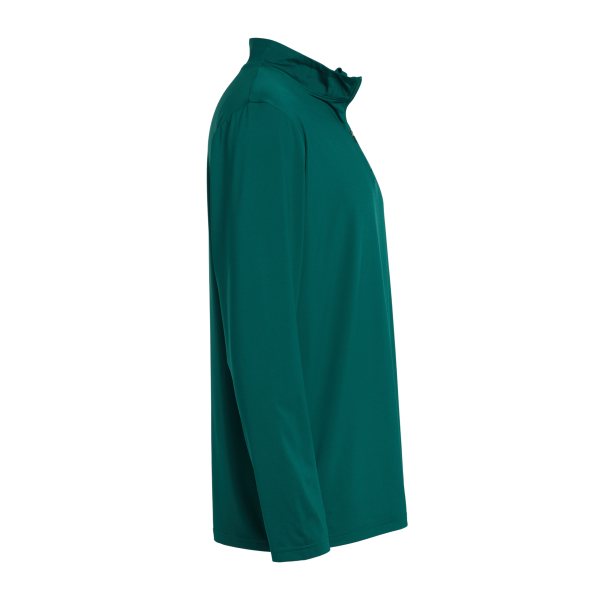 Oakley Men's Team Issue Podium Quarter-Zip Pullover, Team Fir, Right Sleeve view