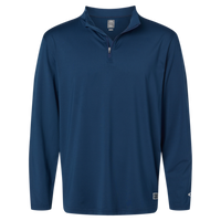 Oakley Men's Team Issue Podium Quarter-Zip Pullover, Team Navy, Front view