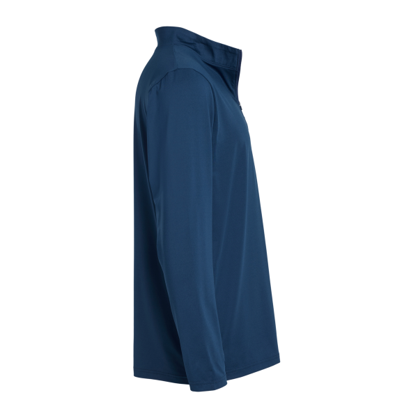 Oakley Men's Team Issue Podium Quarter-Zip Pullover, Team Navy, Right Sleeve view