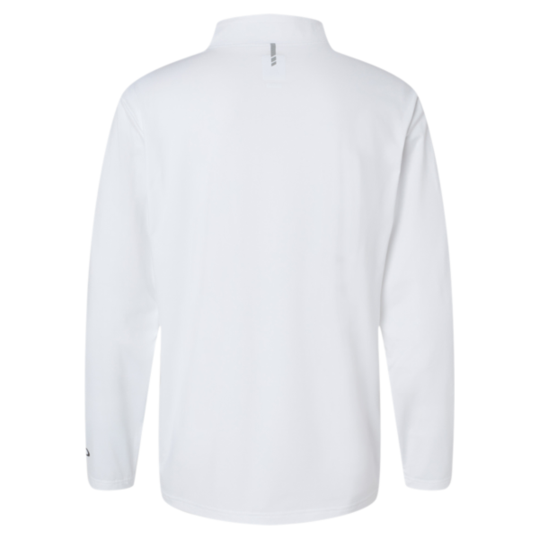 Oakley Men's Team Issue Podium Quarter-Zip Pullover, White, Back view