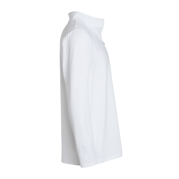 Oakley Men's Team Issue Podium Quarter-Zip Pullover, White, Right Sleeve view