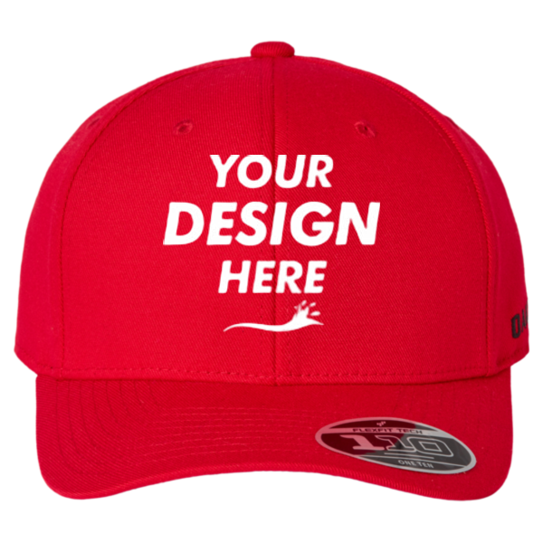 Oakley Pro-Formance Cap, Red Line, Front view, Mockup