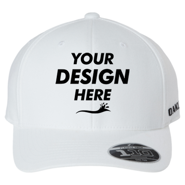 Oakley Pro-Formance Cap, White, Front view, Mockup
