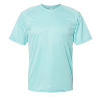 Paragon Unisex Islander Performance T-Shirt, Aqua Blue, Front view