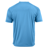 Paragon Unisex Islander Performance T-Shirt, Bimini Blue, Back view