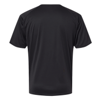 Paragon Unisex Islander Performance T-Shirt, Black, Back view