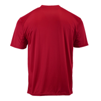 Paragon Unisex Islander Performance T-Shirt, Cardinal, Back view