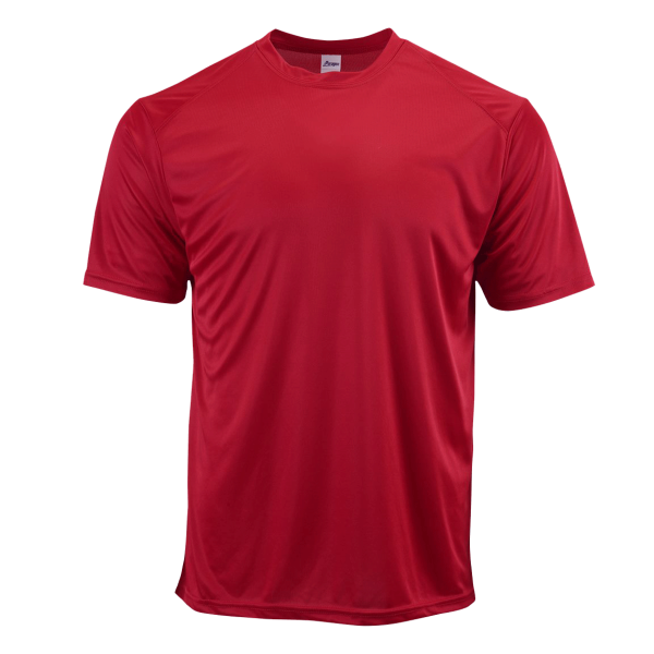 Paragon Unisex Islander Performance T-Shirt, Cardinal, Front view