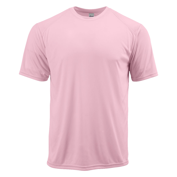 Paragon Unisex Islander Performance T-Shirt, Charity Pink, Front view