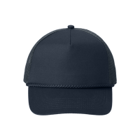 Port Authority 5 Panel Snapback Cap, Navy, Front view