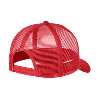Port Authority 5 Panel Snapback Cap, Red, Back view