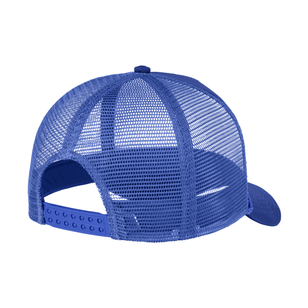 Port Authority 5 Panel Snapback Cap, Royal, Back view