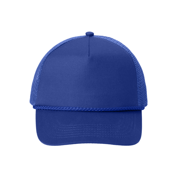 Port Authority 5 Panel Snapback Cap, Royal, Front view