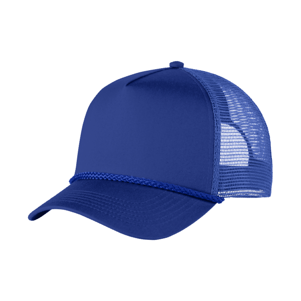 Port Authority 5 Panel Snapback Cap, Royal, Left Side view