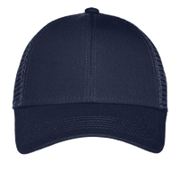 Port Authority Adjustable Mesh Back Cap, True Navy, Front view