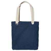 Port Authority Allie Tote, Navy / Navy, Back view