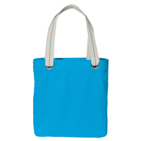 Port Authority Allie Tote, Turquoise / Turquoise, Front view