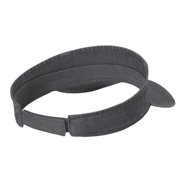 Port Authority Beach Wash ® Visor, Coal, Back view