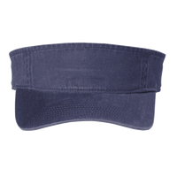 Port Authority Beach Wash ® Visor, Denim Blue, Front view