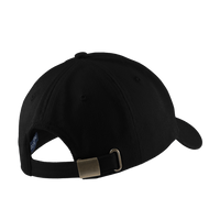 Port Authority Brushed Twill Cap, Black, Back view