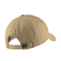 Port Authority Brushed Twill Cap, Khaki, Back view