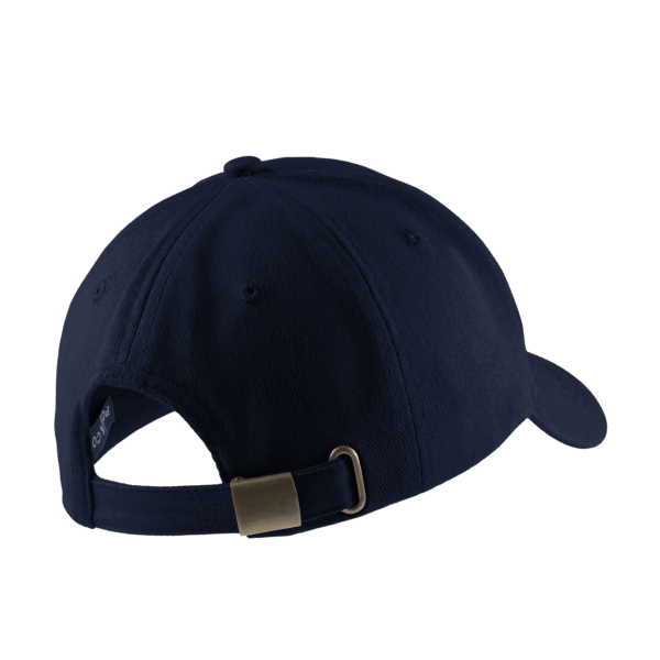 Port Authority Brushed Twill Cap, Navy, Back view