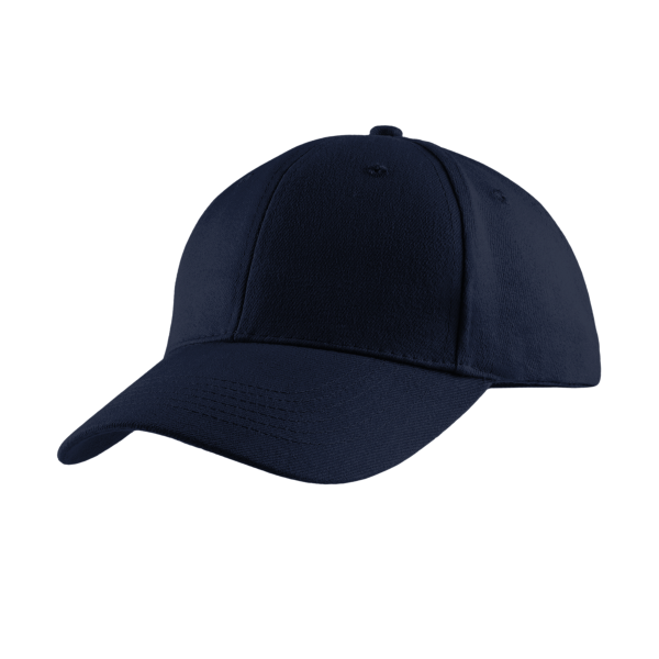 Port Authority Brushed Twill Cap, Navy, Left Side view