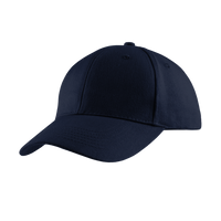 Port Authority Brushed Twill Cap, Navy, Left Side view