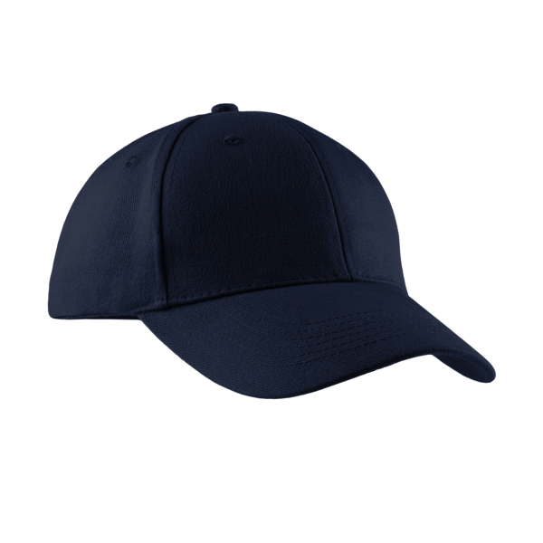 Port Authority Brushed Twill Cap, Navy, Right Side view