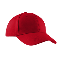 Port Authority Brushed Twill Cap, Red, Right Side view
