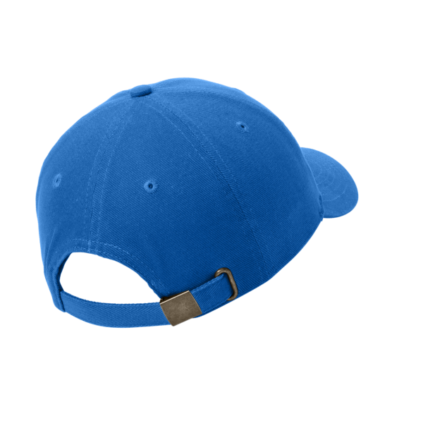 Port Authority Brushed Twill Cap, Royal, Back view