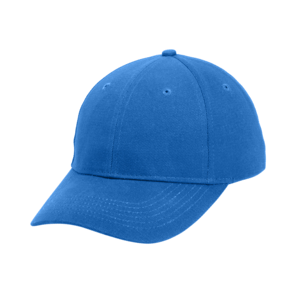 Port Authority Brushed Twill Cap, Royal, Left Side view