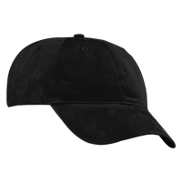 Port Authority Brushed Twill Low Profile Cap, Black, Right Side view
