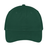 Port Authority Brushed Twill Low Profile Cap, Hunter, Front view