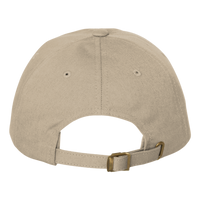 Port Authority Brushed Twill Low Profile Cap, Khaki, Back view