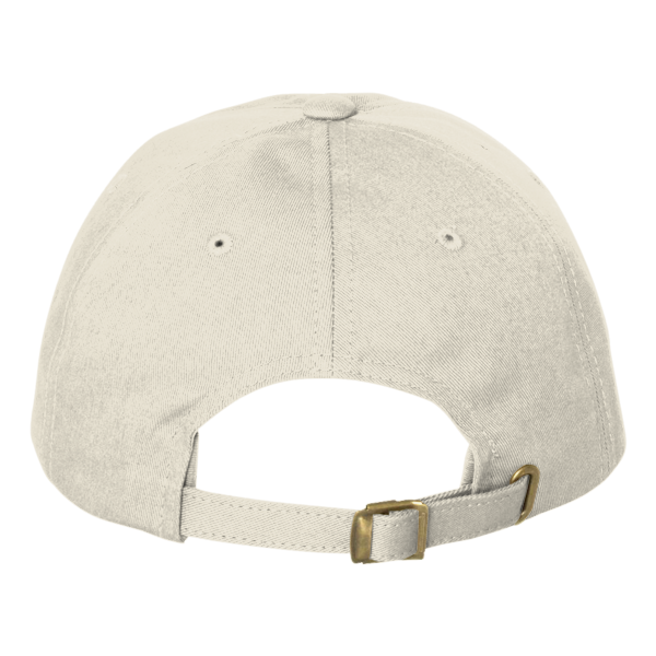 Port Authority Brushed Twill Low Profile Cap, Stone, Back view