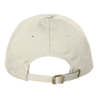 Port Authority Brushed Twill Low Profile Cap, Stone, Back view