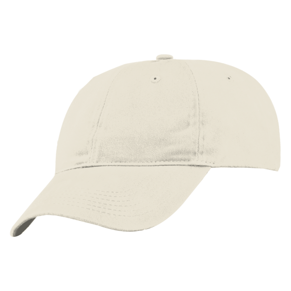 Port Authority Brushed Twill Low Profile Cap, Stone, Left Side view