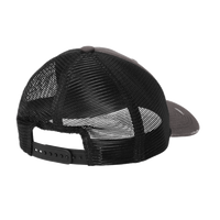Port Authority Distressed Mesh Back Cap, Grey Steel / Black, Back view