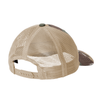 Port Authority Distressed Mesh Back Cap, Military Camo / Khaki, Back view