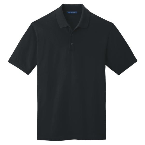 Port Authority EZCotton ® Polo, Black, Front view