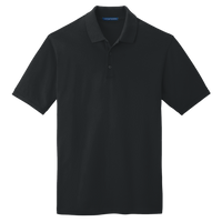 Port Authority EZCotton ® Polo, Black, Front view